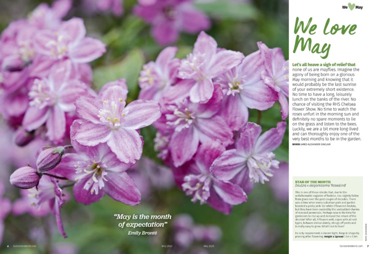 BBC Gardeners World May 2024 Magazine 2 for 1 Gardens Entry Card Offer - We Love May