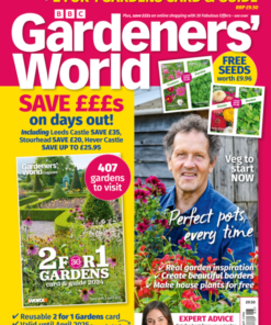BBC Gardeners’ World Magazine: May 2024 with 2-for-1 Gardens card & guide magazine + 4 free packs of seeds
