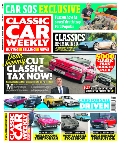 Classic Car Weekly Magazine 06 March 2024