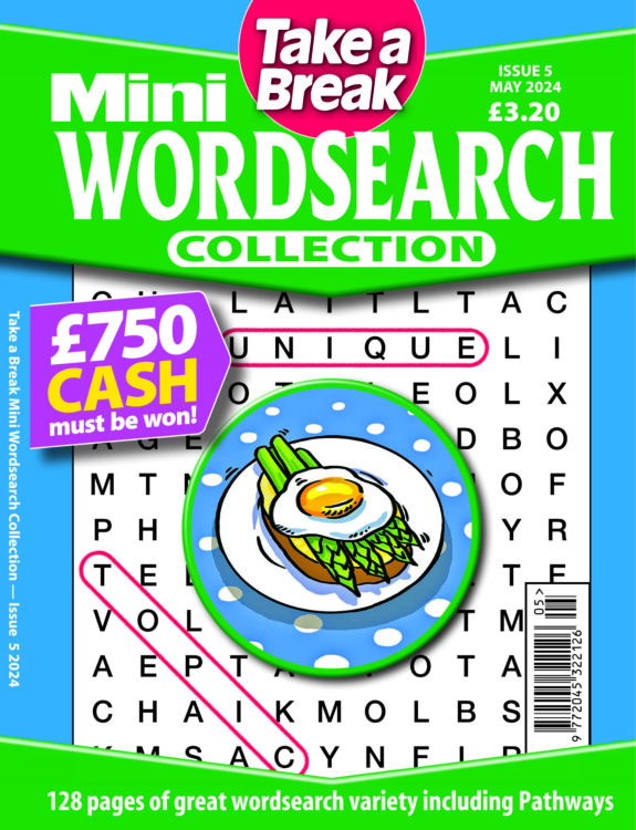 TAB Mini Wordsearch Collection Magazine Issue 05 2024