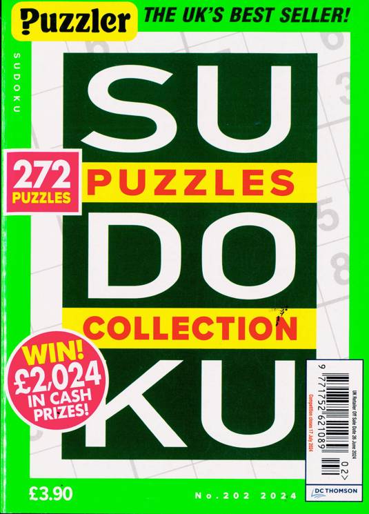 Puzzler Sudoku Puzzle Collection Magazine 202