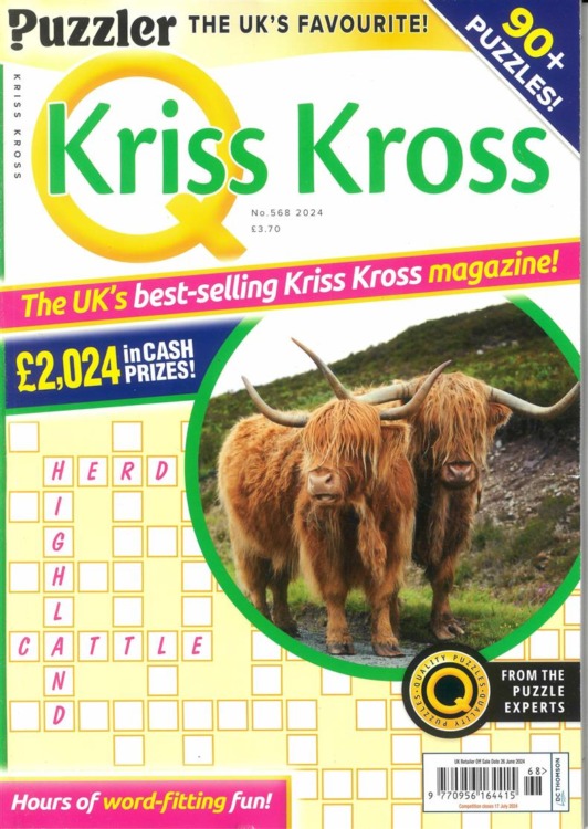 Puzzler Q Kriss Kross Magazine 568