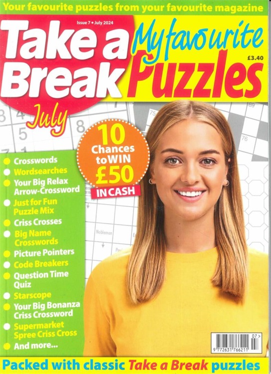 TAB My Favourite Puzzles Magazine Issue 07 2024