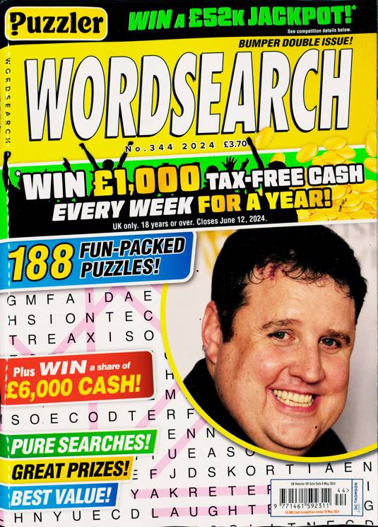 Puzzler Wordsearch Magazine 344