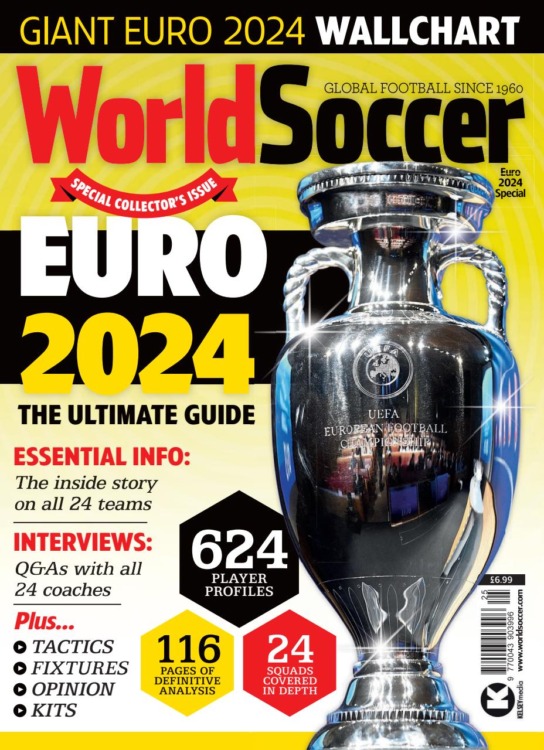 World Soccer Magazine - Euros Special Issue + Preview Wall Chart