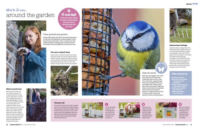 BBC Gardeners World Guide Year Planner 2025 - Image 2