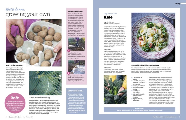 BBC Gardeners World Guide Year Planner 2025 - Image 2