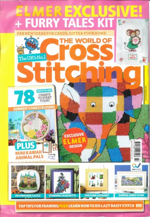 World Of Cross Stitching Magazine July 2024 Issue 347