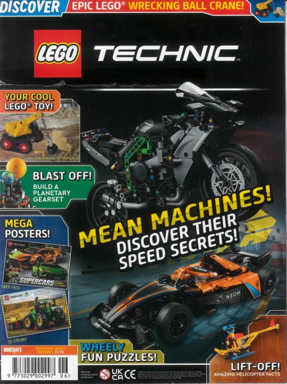 LEGO Discover Magazine Technic 1 + Free Toy!