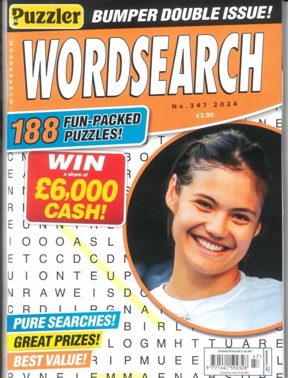Puzzler Wordsearch Magazine Issue 347