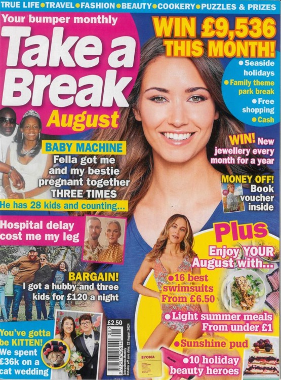 Take A Break Monthly Magazine August 2024