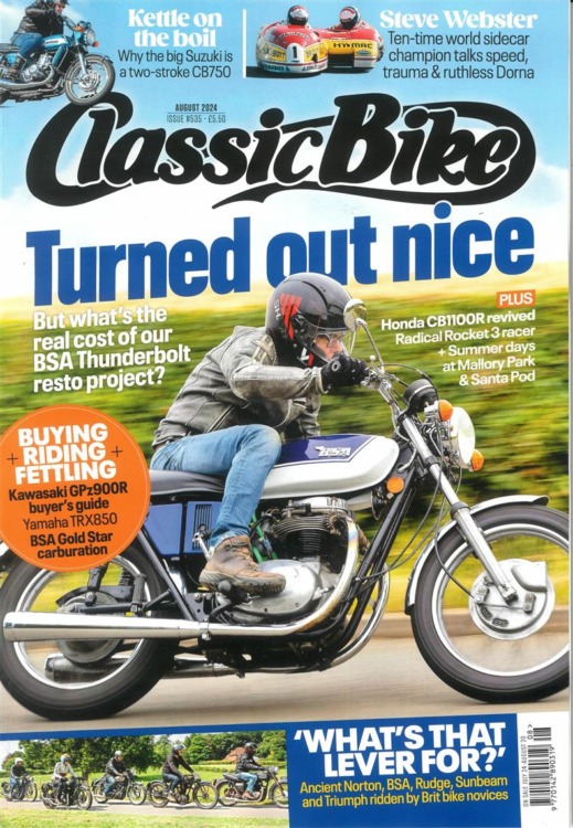 Classic Bike Magazine August 2024