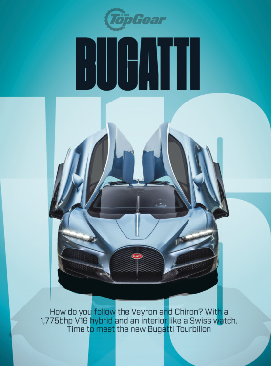 BBC Top Gear Magazine August 2024 + 32 Page Bugatti Guide