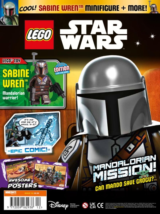 LEGO Star Wars Magazine Issue 112 + FREE Limited Edition Sabine Wren Figure Available on MagsDirect