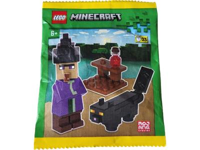 LEGO Minecraft Magazine Issue 24 + FREE Witch, Black Cat, and Potion Mini Figures