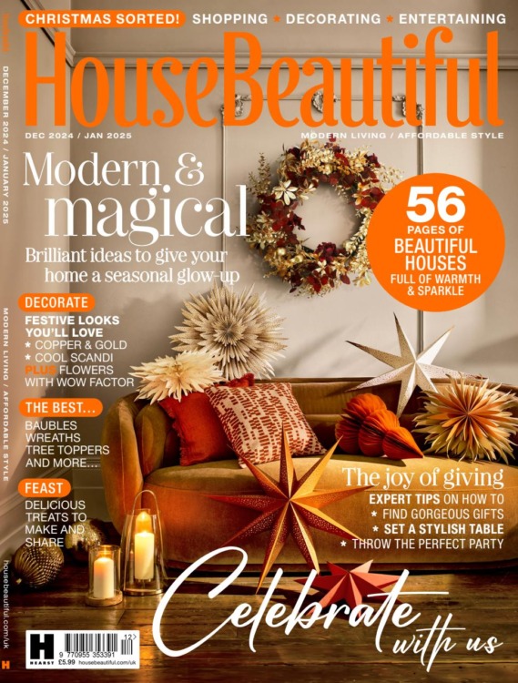 House Beautiful Magazine December 2024