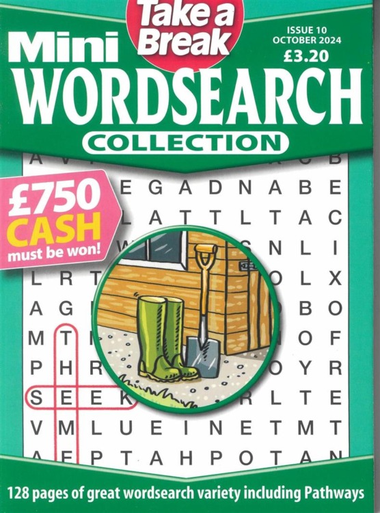 TAB Mini Wordsearch Collection Magazine Issue 10 2024