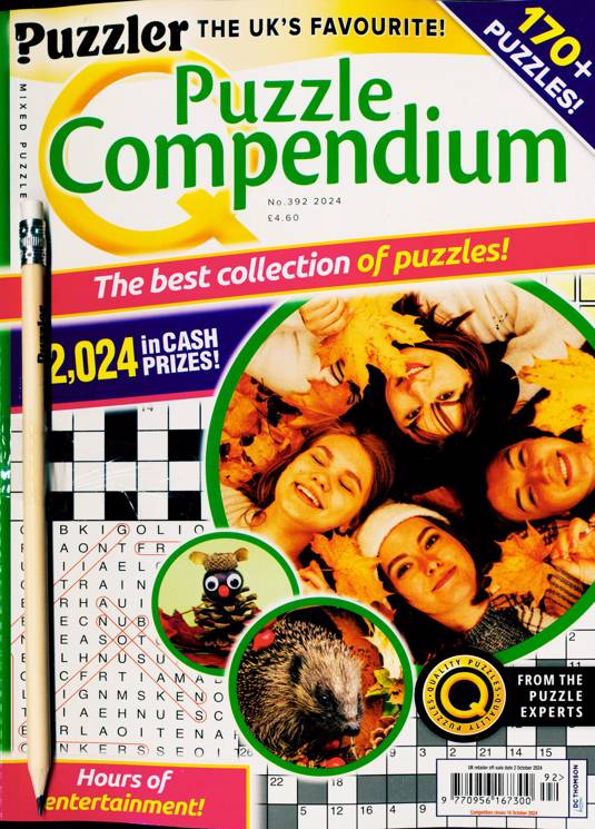 Puzzler Q Puzzle Compendium Magazine 392