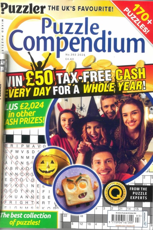 Puzzler Q Puzzle Compendium Magazine 393