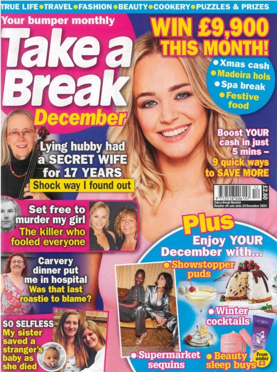 Take A Break Monthly Magazine December 2024