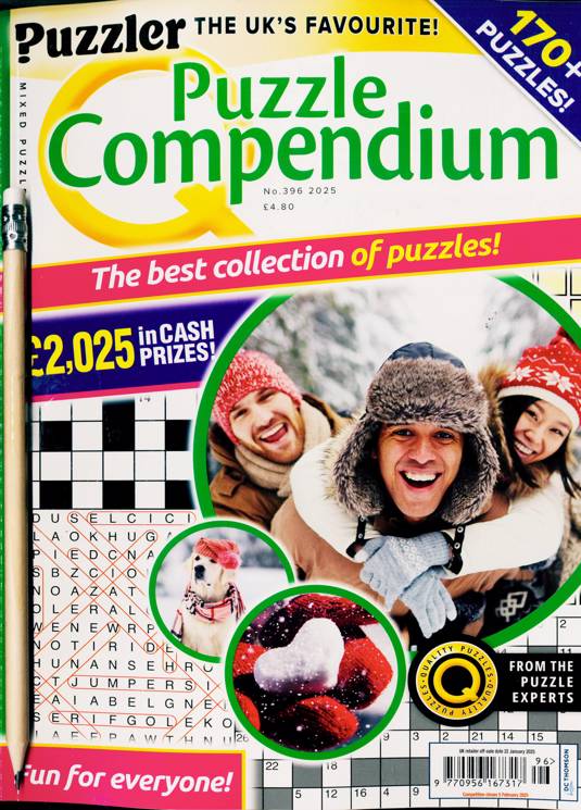 Puzzler Q Puzzle Compendium Magazine 396