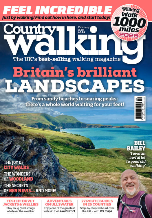 Country Walking Magazine February 2025 - Walk 1,000 Miles