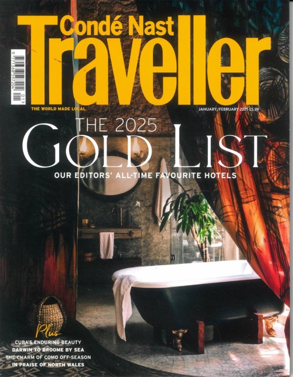 Conde Nast Traveller Magazine January /February 2025