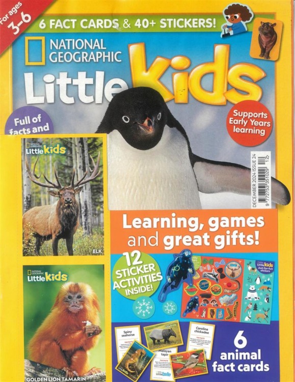 Nat Geo Little Kids Magazine December 2024