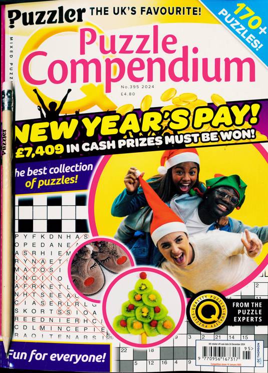 Puzzler Q Puzzle Compendium Magazine 395