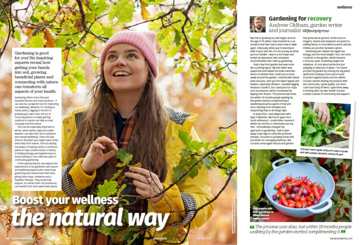 BBC Gardeners World Magazine January 2025 - Image 2