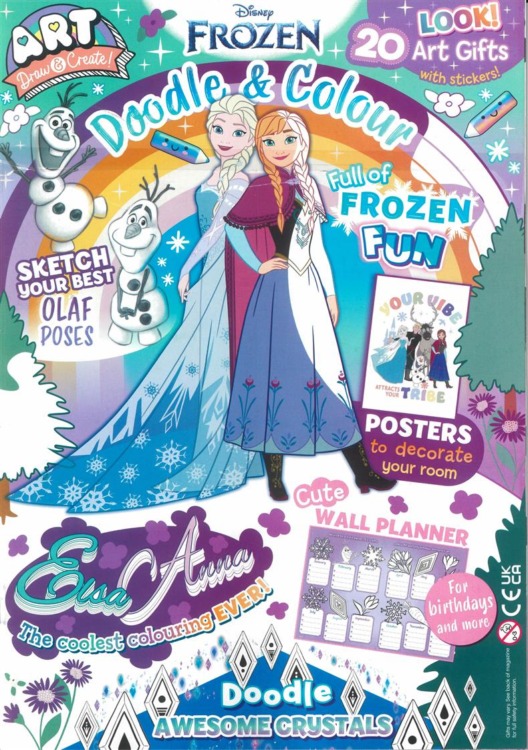 Art Draw & Create Magazine 147 Frozen