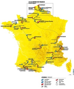 tour de france 2025 race route