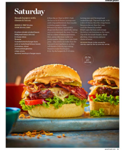 Good Food Collection Magazine – Air Fryer Best Ever Recipes Smash Burgers with cheese & bacon