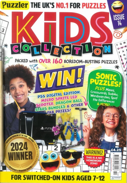 Puzzler Kids Collection Magazine Issue 14