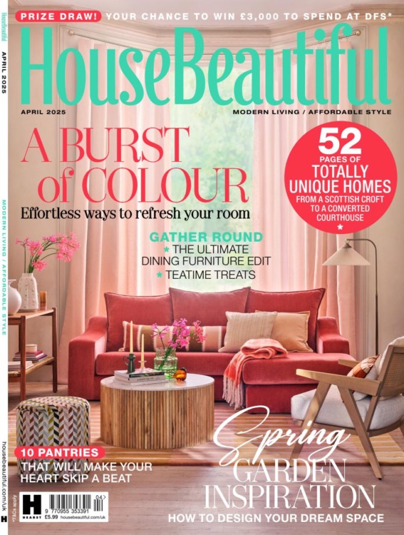 House Beautiful Magazine April 2025