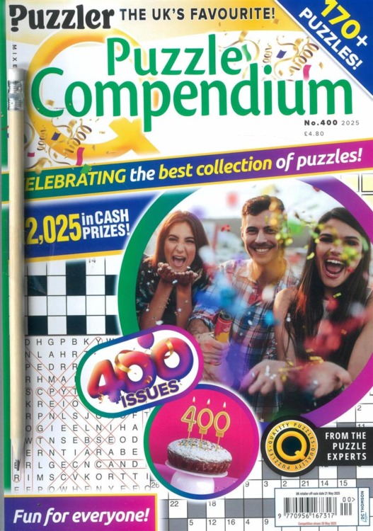 Puzzler Q Puzzle Compendium Magazine 400
