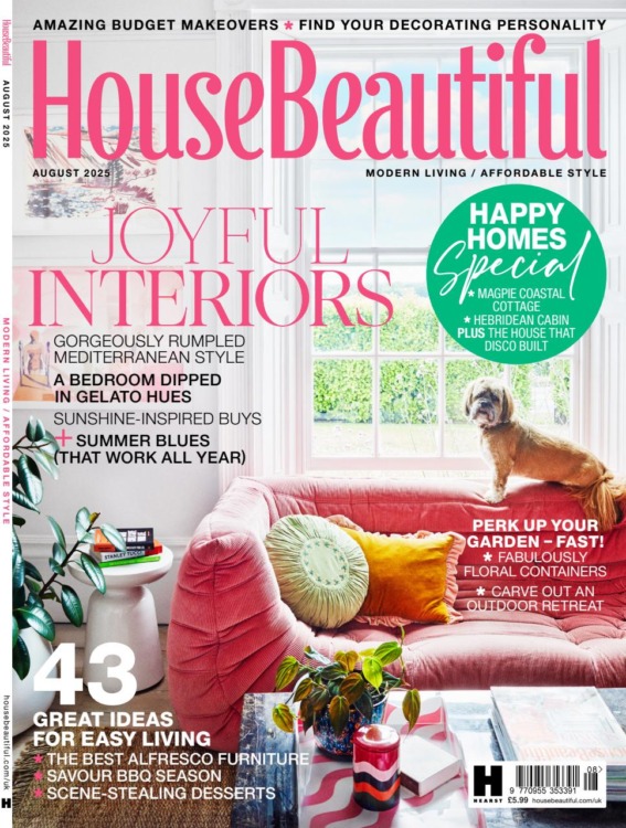House Beautiful Magazine August 2025