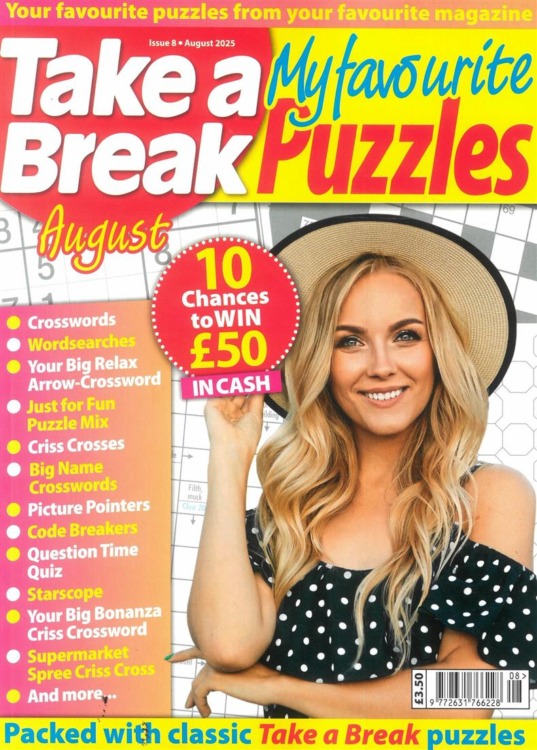 TAB My Favourite Puzzles Magazine Issue 08 2025