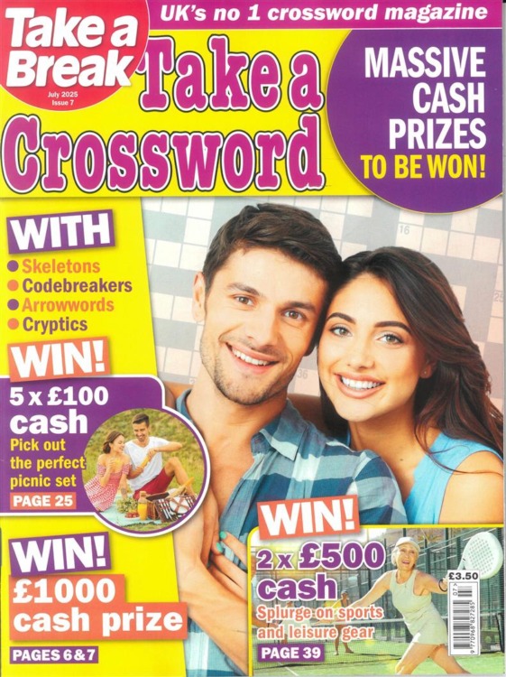 TAB Take A Crossword Magazine Issue 07 2025