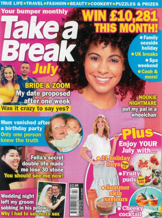 Take A Break Monthly Magazine July 2025