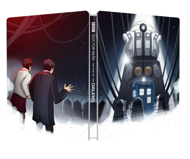 Doctor Who DVD - Evil of the Daleks Steelbook Blu-Ray Cover