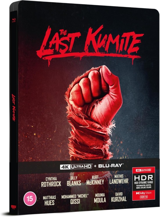 The Last Kumite DVD – 4K UHD & Blu-Ray Steelbook Cover
