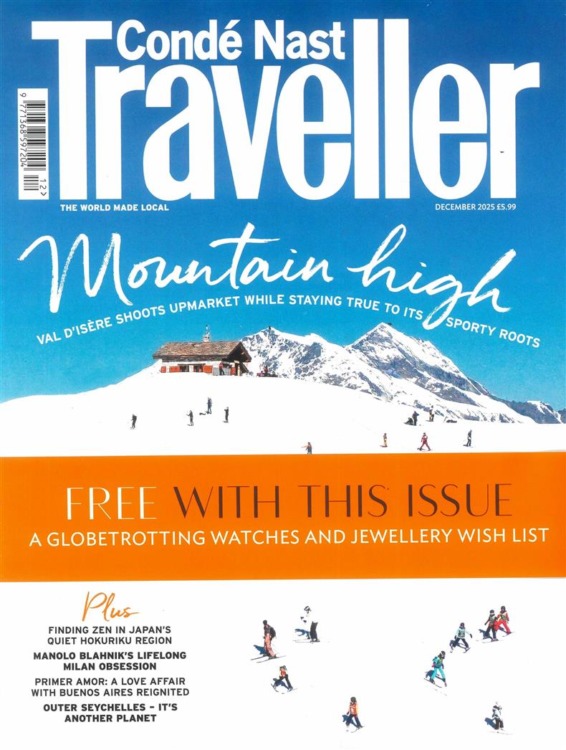 Conde Nast Traveller Magazine Dec 25