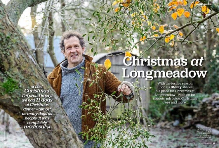 BBC Gardeners World Magazine December 2025 Monty Preview