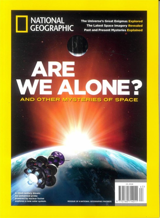 National Geographic Collectors Edition Magazine Are we alone