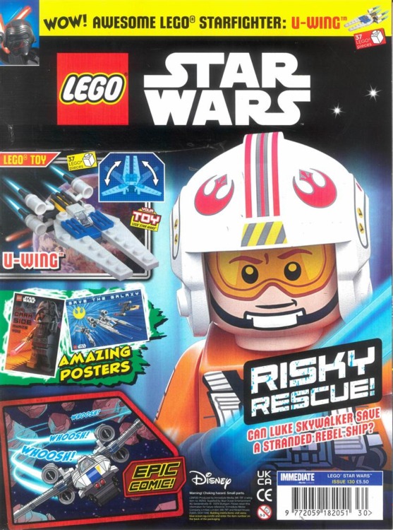 LEGO Star Wars Magazine Issue 130 + Limited Edition U-Wing LEGO Minifigure