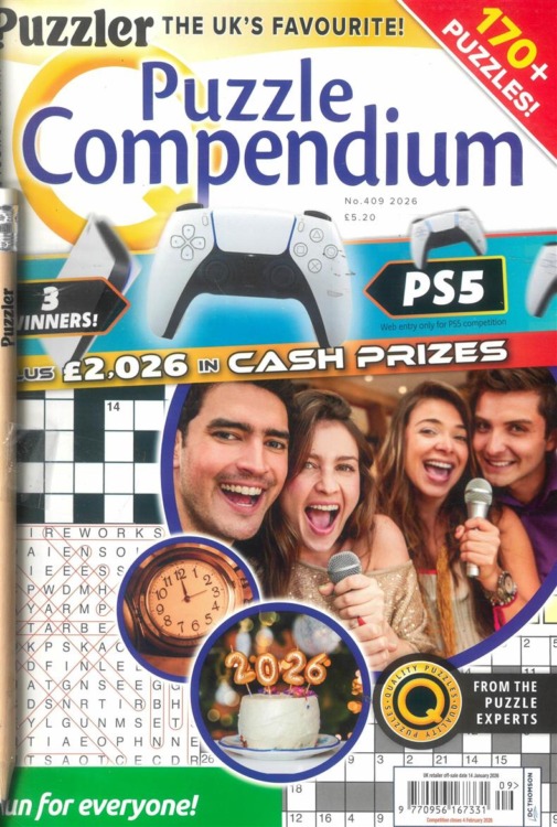 Puzzler Q Puzzle Compendium Magazine 409