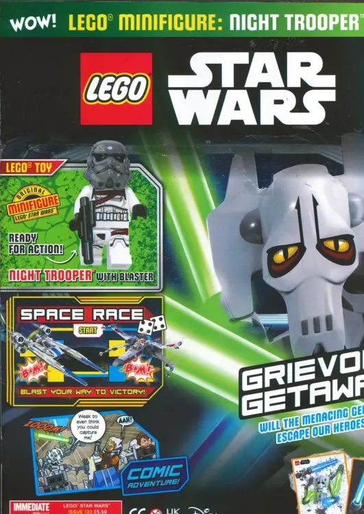LEGO Star Wars Magazine Issue 133 + Night Trooper LEGO Minifigure