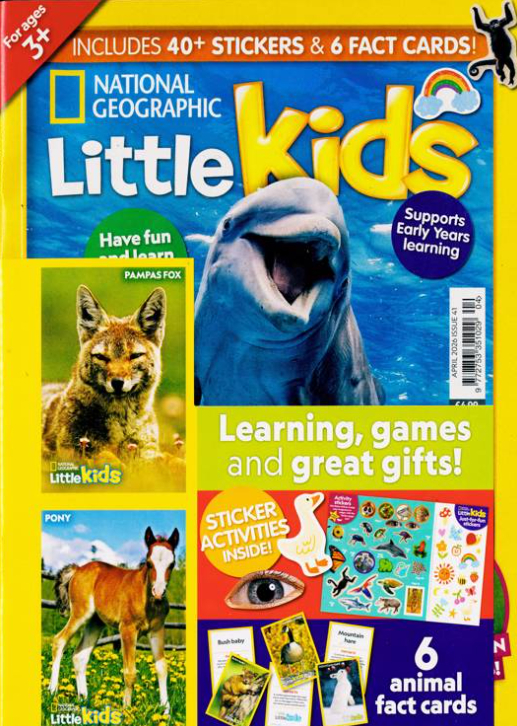 Nat Geo Little Kids Magazine April 2026