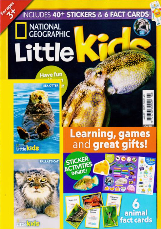 Nat Geo Little Kids Magazine March 2026
